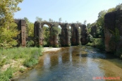 Řecko, římský akvadukt antické Nikopolis, Agios Georgios