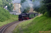 parní vlak - Fichtelbergbahn