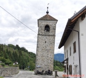 šikmá věž v Prato Carnico